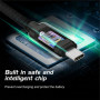 Kabeli za punjenje i sinhronizaciju Swissten Textile USB-C / USB-C 2 m