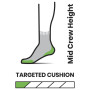 Ženske čarape Smartwool W Run Targeted Cushion Mid Crew