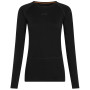 Ženska funkcionalna majica Icebreaker Women Merino 200 ZoneKnit LS Crewe crna Black
