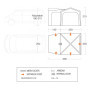 Šator za kamper Vango Tailgate AirHub Low