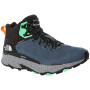 Muške cipele The North Face Vectiv Exploris Mid Futurelight Leather zelena/plava MontereyBlue/TnfBlack