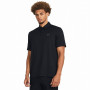 Muške funkcionalne majice Under Armour T2G Polo crna Black/PitchGray
