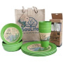 Set za piknik EcoSouLife Piknikový Set EcoSouLife pro 4 zelena