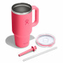 Termos Hydro Flask 32 Oz Travel Tumbler Clear Lid