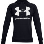 Muška dukserica Under Armour Rival Fleece Big Logo_HD crna Black//OnyxWhite