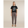 Ženska majica Icebreaker Merino 150 Tech Lite SS Crop Tee NZ Flora