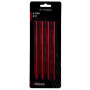 Set za nevidljivo spajanje Trimm kolík V-PEG - D17 - sada 4 ks crvena bordo anodized
