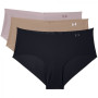 Ženske gaćice Under Armour PS Hipster 3Pack svijetlo ružičasta