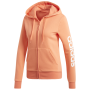 Ženska dukserica Adidas Essentials Linear FZ HD narančasta