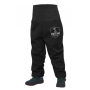 Softshell hlače za mališane s runom Unuo Softshell crna