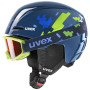 Set kaciga Uvex Viti set 2023 plava/zelena blue puzzle