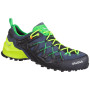 Muške cipele Salewa MS Wildfire Edge zelena/crna OmbreBlue/FluoYellow