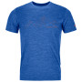 Muške funkcionalne majice Ortovox 150 Cool Mountain Face TS plava JustBlueBlend