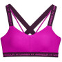 Grudnjak Under Armour Crossback Low ružičasta MeteorPink/PolarisPurple/MeteorPink