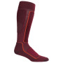 Muške dokoljenice Icebreaker Mens Ski+ Medium OTC boja vina Cabernet/JetHthr