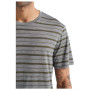 Muška majica Icebreaker Mens Wave SS Tee Stripe