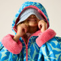 Vodonepropusni kaput Regatta Junior Waterproof Changing Robe SBluFlPiLem
