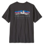 Muška majica Patagonia M's Fitz Roy Foothills T-Shirt crna Ink Black