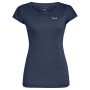 Ženska majica Salewa Puez Melange Dry W S/S Tee siva/plava