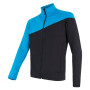 Muška dukserica Sensor Tecnostretch crna/plava Black/Blue