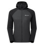 Ženska zimska jakna Montane F Sirocco Lite Hoodie crna BLACK