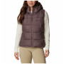 Ženski prsluk Columbia Pike Lake II Insulated Vest smeđa Basalt