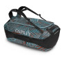 Putna torba Osprey Transporter 65 2023 zelena/crna palm leaf glitch print