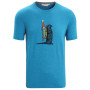 Muška majica Icebreaker Men Central Classic SS Tee Otter Paddle plava