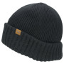 Kapa SealSkinz Waterproof Cold Weather Roll Cuff Beanie Hat crna