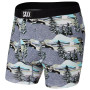 Bokserice Saxx Ultra Boxer Brief Fly siva GrayTheHillsAreAlive