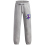 Dječje hlače Under Armour UA B Rival FLC Graphics Jgr Mod Gray Light Heather siva/bijela Mod Gray Light Heather / / White