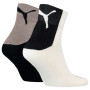 Muške čarape Puma Men Cat Block Quarter 2P