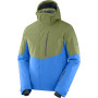 Muška jakna Salomon Speed Jacket M svijetlo plava IndigoBunting/MartiniOlive/Ebony