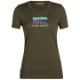 Ženska majica Icebreaker Women Tech Lite II SS Tee Trailhead zelena