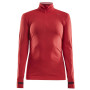 Ženska majica Craft Fuseknit Comfort Zip W crvena Beam
