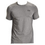 Muška majica Under Armour HG Armour Fitted SS siva CarbonHeather//Black