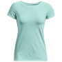 Ženska funkcionalna majica Under Armour HG Armour SS svijetlo plava Sea Mist / / Metallic Silver