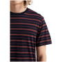 Muška majica Icebreaker Mens Wave SS Tee Stripe