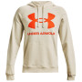 Muška dukserica Under Armour Rival Fleece Big Logo_HD siva/narančasta