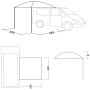 Zaklon Easy Camp Flex Canopy