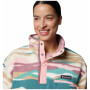 Ženska dukserica Columbia Helvetia™ II Printed Cropped Half Snap