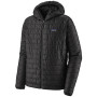 Muška jakna Patagonia Nano Puff Hoody crna