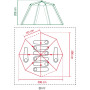 Veliki obiteljski šator Coleman Cortes Octagon 8