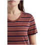 Ženska majica Icebreaker Women Wave SS Tee Stripe