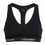 Grudnjak Icebreaker W's Sprite Racerback Bra crna Black