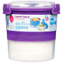 Kutija za hranu Sistema Round Lunch Stack TO GO 965ml Ljubičasta