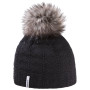 Pletena kapa od merino vune Kama A109 crna Black
