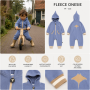 Dječji kombinezon DucKsday Polar Fleece Twin/Blue
