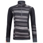 Ženska termo majica Ortovox W's 210 Supersoft Zip Neck crna BlackRaven