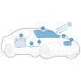 Solarni panel GoSun Shield 60W solarno punjivo sjenilo za automobil